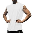 thumbnail image 1 of M-5X Plus Size Tank Tops for Men Moisture-Wicking Sleeveless Muscle Shirts Pullover Crewneck Solid Slim Quick-Dry Athletic Undershirts Tanks, 1 of 5