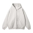 thumbnail image 1 of M-5XL Big and Tall Hoodies for Men with Zipper Up Plus Size Fleece Lined Sweatshirts Pockets Casual Solid Long Sleeve Warm Hooded Jackets, 1 of 6