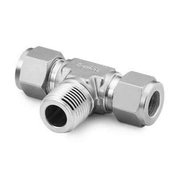 M-600-3TTM | Swagelok Male Branch Tee, 3/8" Tube : OD Compression x 1/4" Male : NPT, Monel/Alloy 400/R-405