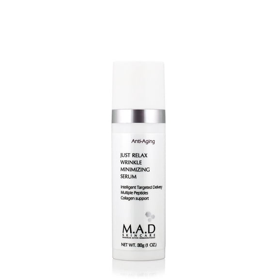M.A.D Skincare Anti-Aging Just Relax Wrinkle Minimizing Serum 1 oz.