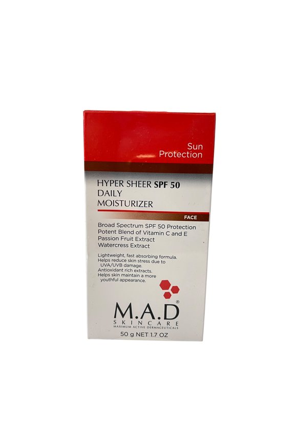 Hyper Sheer SPF 50 Daily Moisturizer 1.7 oz.  C80