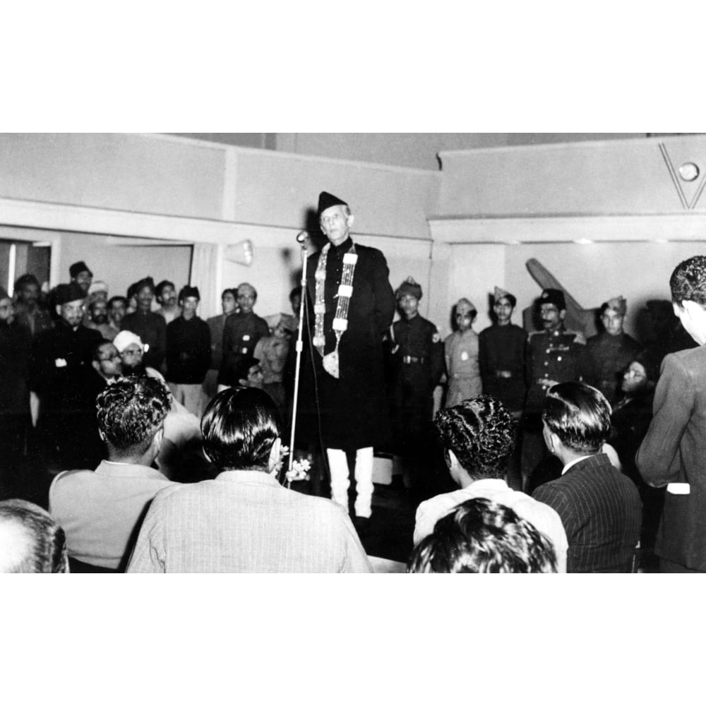 M.A. Jinnah Speaking At A Recetion Given In His Honor By The Smila District Muslim League History