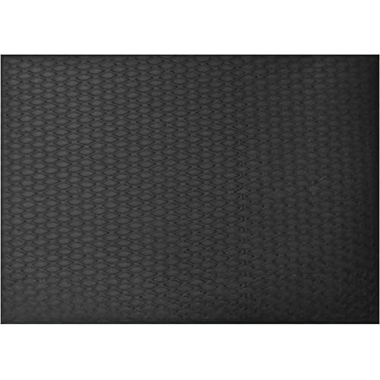 Choice 3' x 5' Black Grease-Resistant Anti-Fatigue Closed-Cell Nitrile  Rubber Floor Mat - 3/4 Thick