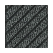 M + A Matting M+A Matting WaterHog Max Grand Diamond Mat + One End Universal Cleated 3 x 10 Black