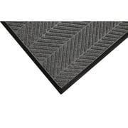 M + A Matting M+A Matting WaterHog Max Herringbone Classic Mat Universal Cleated 3 x 10 Grey Ash