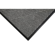 M+A Matting Waterhog Max Diamond Classic Floor Mat, 4H x 6W, Gray Ash