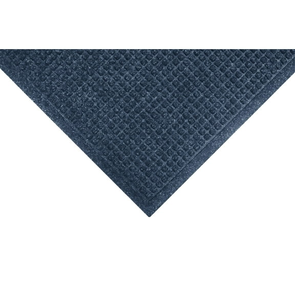 M+A Matting Waterhog Squares Fashion Floor Mat, 6' x 8', Navy