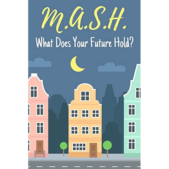 Pre-Owned M.A.S.H. What Does Your Future Hold?: A Classic Mash Game Activity Book With Boxes - For Kids and Adults - Novelty Themed Gifts - Travel Size Paperback