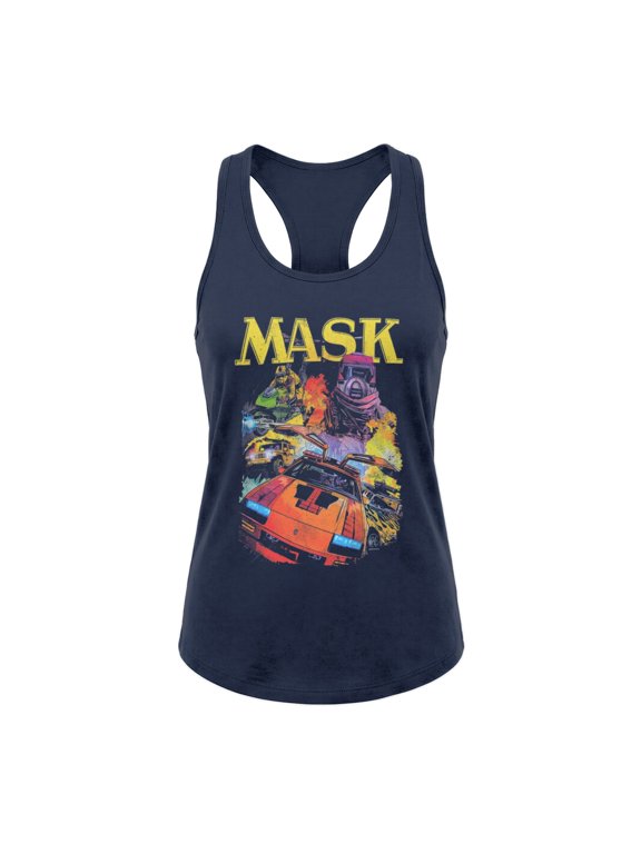 Caravan Of Action Juniors Tank Top (Midnight Navy, XS-XXL)