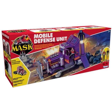 M.A.S.K. Mobile Defense Unit with Matt Tracker & Bruce Sato Transforming Vehicle & Action Figures