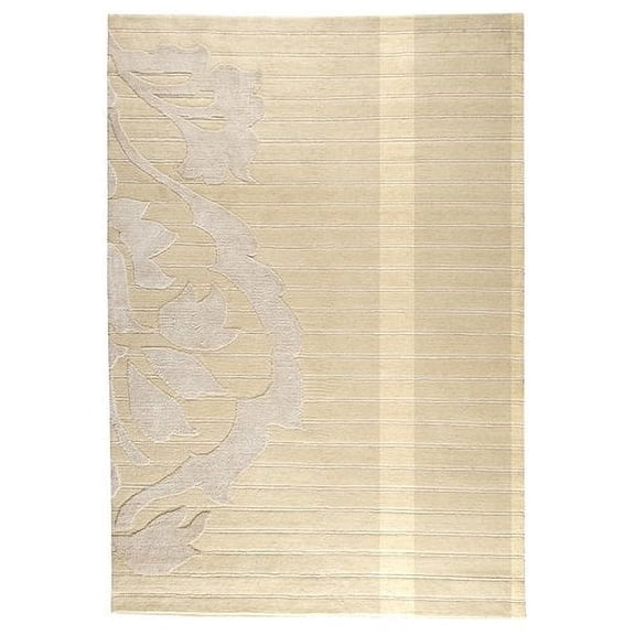 M.A. Trading Cortina Hand-Knotted White Area Rug