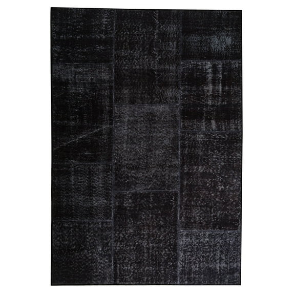 M.A.Trading Inc Handmade Konya Charcoal Vintage Print Rug (India) - 5' x 8'