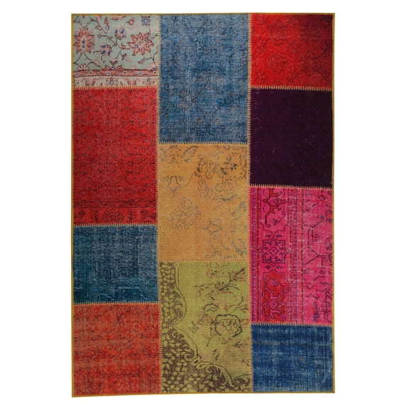 M.A.Trading Inc Handmade Printed Konya Vintage Print Rug (India) - Multi