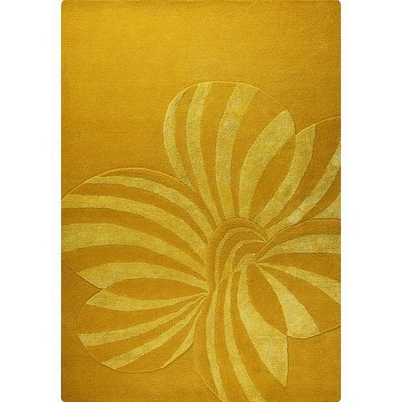M.A. Trading Jasmine Hand-Tufted Gold Area Rug