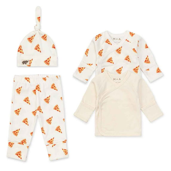 M+A by Monica + Andy Baby Boy or Girl Organic Cotton Welcome Home Layette Gift Set