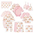 thumbnail image 1 of M+A by Monica + Andy Baby Cotton 14 Piece Gift Box Set, Sizes Preemie-3 Months, 1 of 7