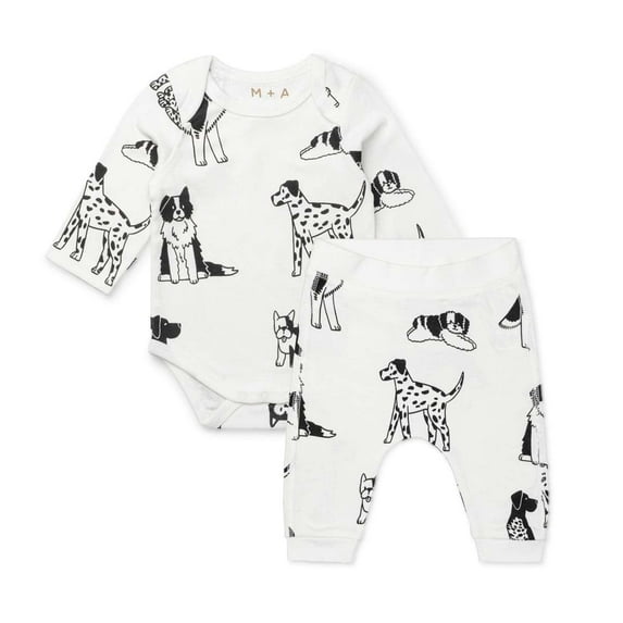 M+A by Monica + Andy Baby First Moves Set, Sizes Preemie-9 Months