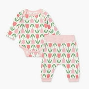M+A by Monica + Andy Organic Cotton Baby First Moves Set, Sizes Preemie-9 Months