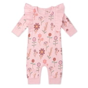 M+A by Monica + Andy, Organic Cotton Double Ruffle Romper, Sizes Newborn - 18-24 Months