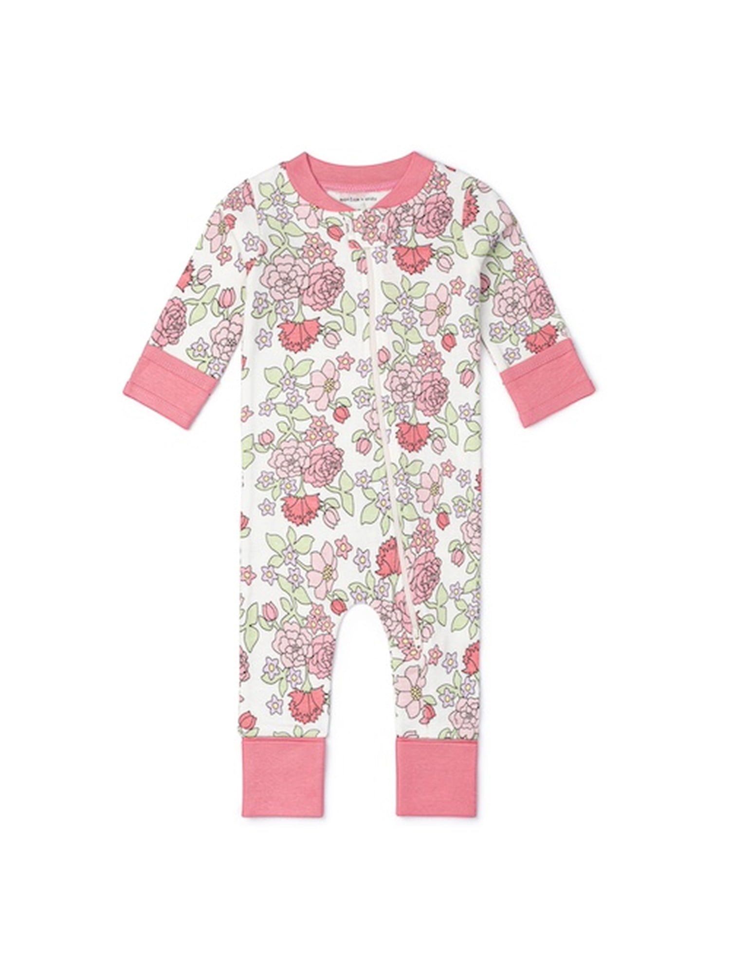 M+A by Monica + Andy, Organic Cotton One-Piece Coverall, Sizes Newborn - 18-24 Months