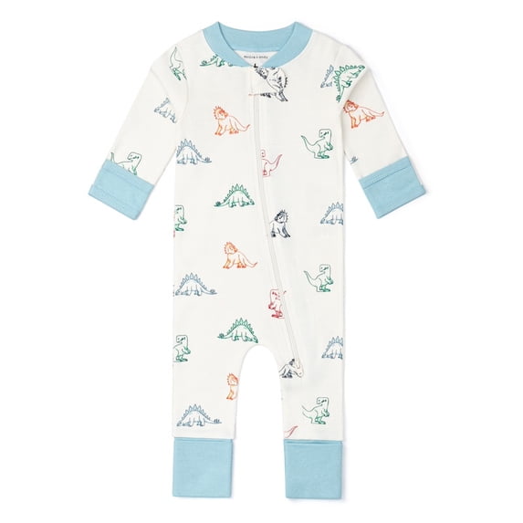 M+A by Monica + Andy, Organic Cotton One-Piece Coverall, Sizes Newborn - 18-24 Months
