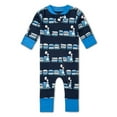 thumbnail image 1 of M+A by Monica + Andy Organic Cotton Gender Neutral Long Sleeve Baby One-Piece Pajama, Sizes Newborn - 24 Months, 1 of 2