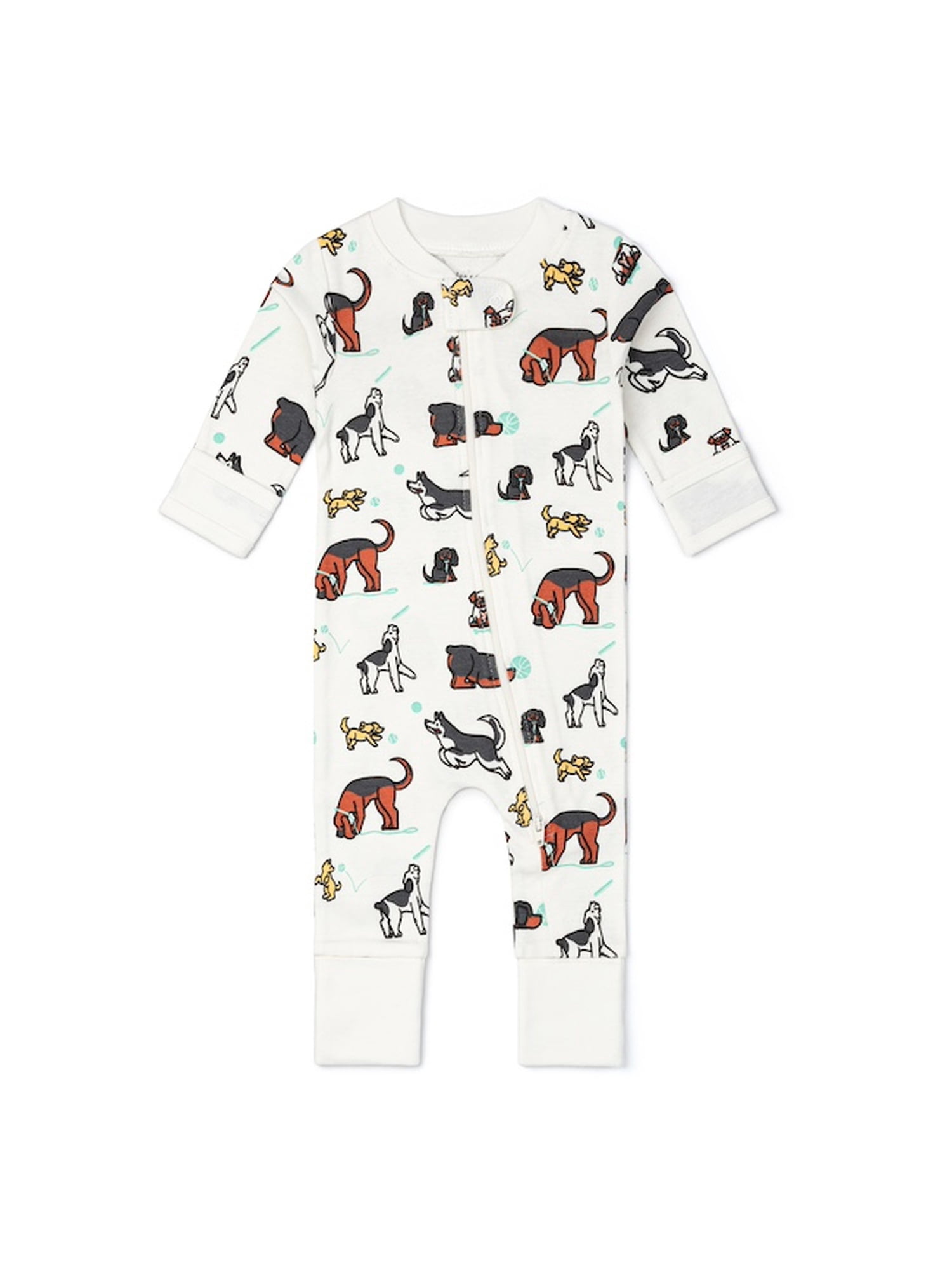M+A by Monica + Andy, Organic Cotton One-Piece Coverall, Sizes Newborn - 18-24 Months