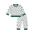 thumbnail image 1 of M+A by Monica + Andy Organic Cotton Seasonal Baby Sporty Sweatsuit Set, Sizes 12/18 Months-5T, 1 of 5