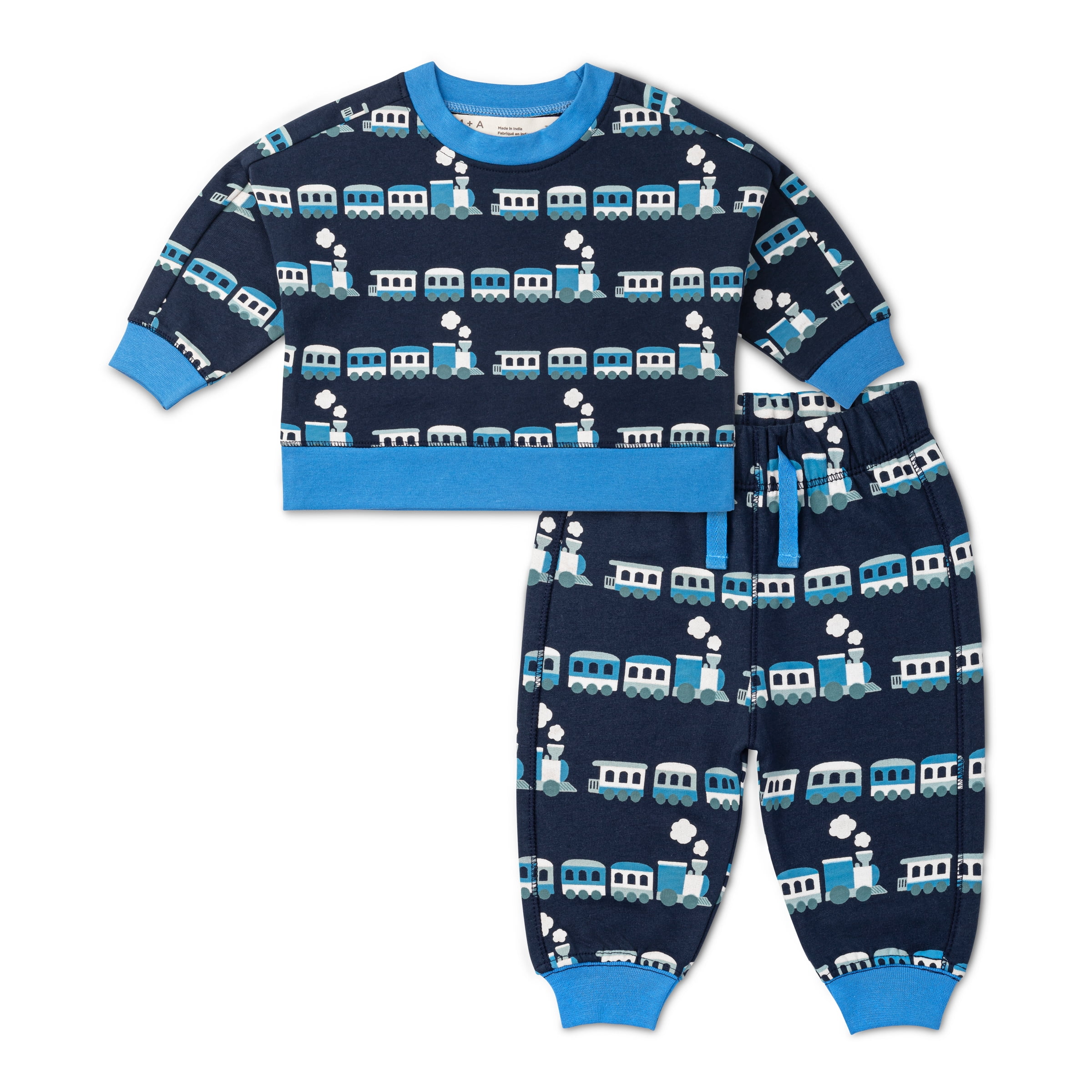 M+A by Monica + Andy Infant and Toddlers' Sweatshirt and Sweatpants Set, 2-Piece, Sizes 0-3M-5T