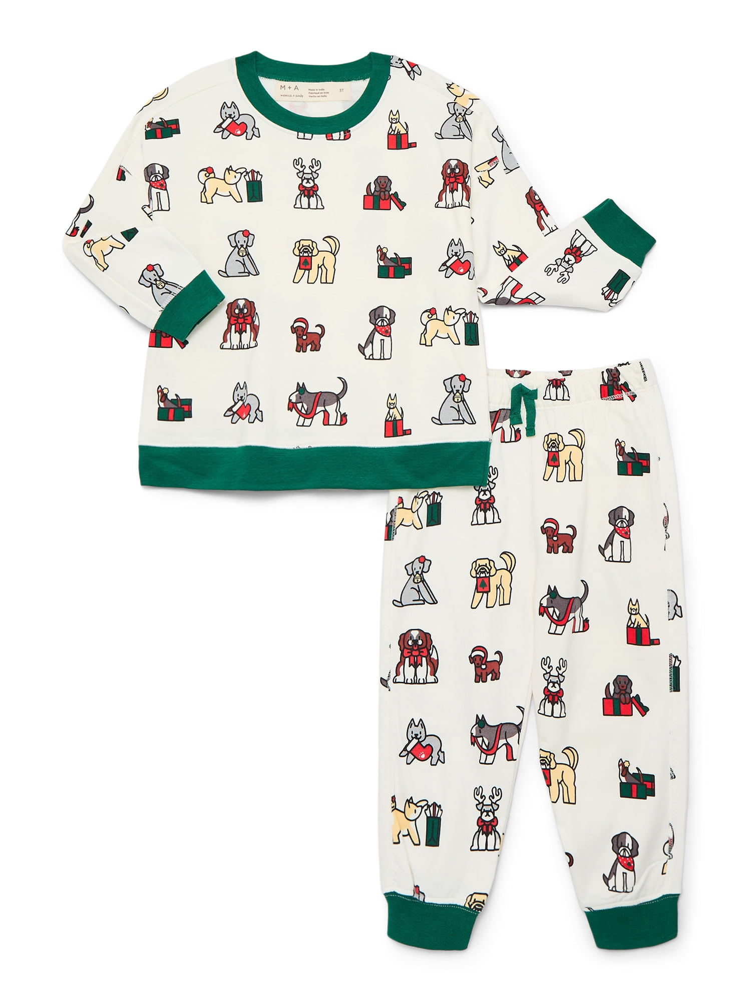 M+A by Monica + Andy, Organic Cotton Sporty Sweatsuit, Sizes 12-18M - 5T