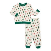 M+A by Monica + Andy, Organic Cotton Sporty Sweatsuit, Sizes 12-18M - 5T