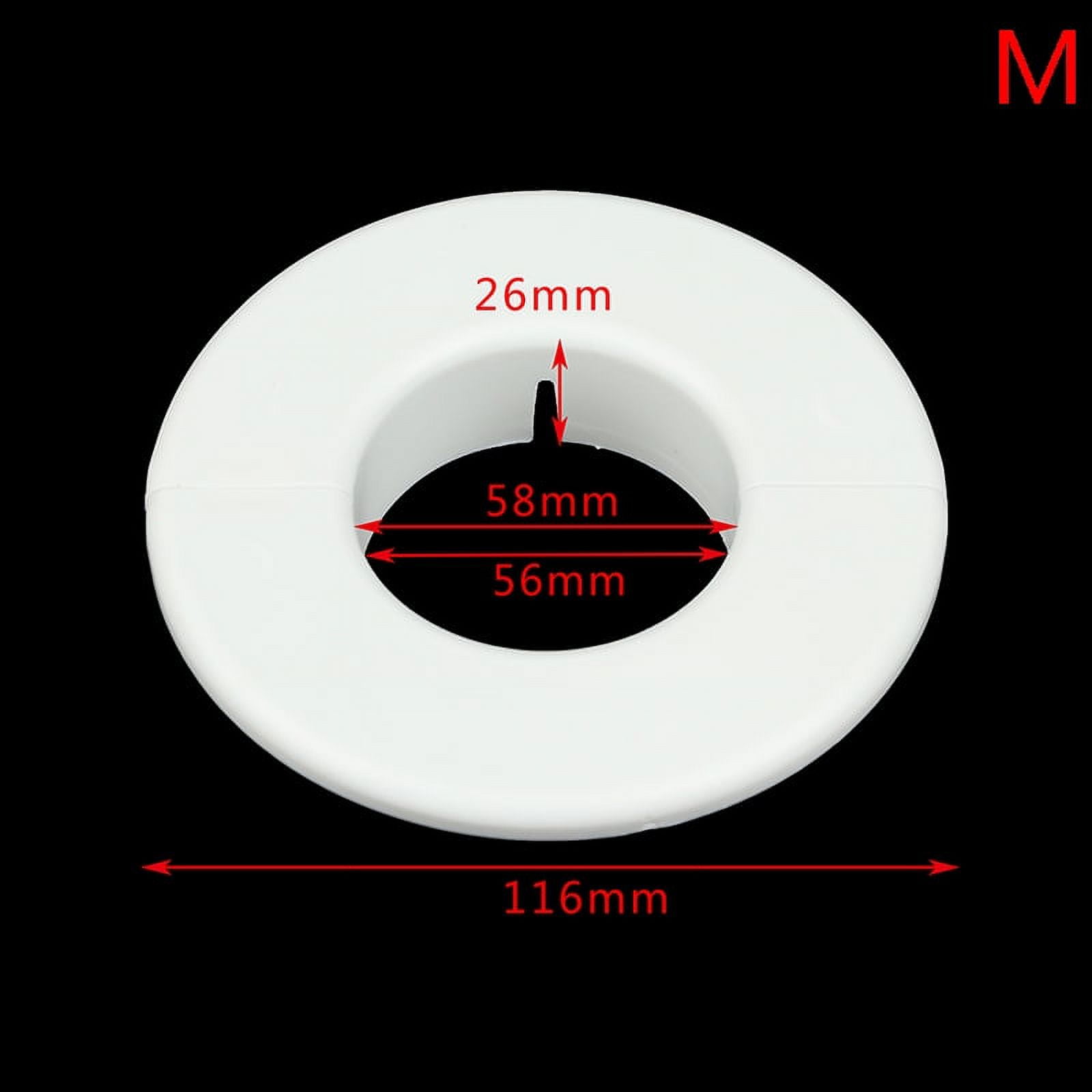 (M) ABS Air Conditioning Hole Cover Round Wall Reserved Hole Decorative Cap