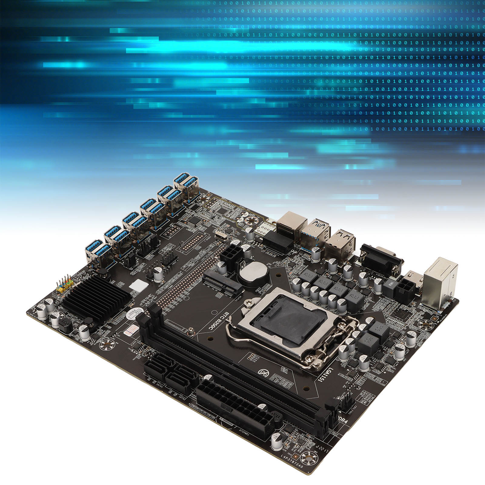 M ATX Mining Mainboard, Dual Channel DDR4 DIMM, 12 Liberia | Ubuy