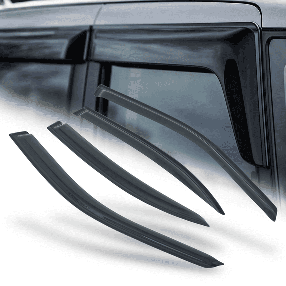 M-AUTO 4 Pieces Smoke Window Visor Shade Vent Wind Rain Deflector Guard for 00-03 Nissan Maxima4