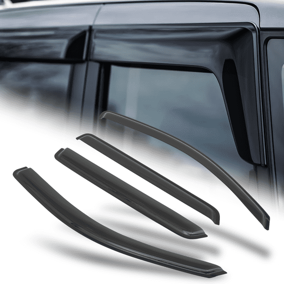 M-AUTO 4Pcs Window Visor Shade Smoke Vent Sun Rain Deflector Guard for 1999-2005 Volkswagen Golf