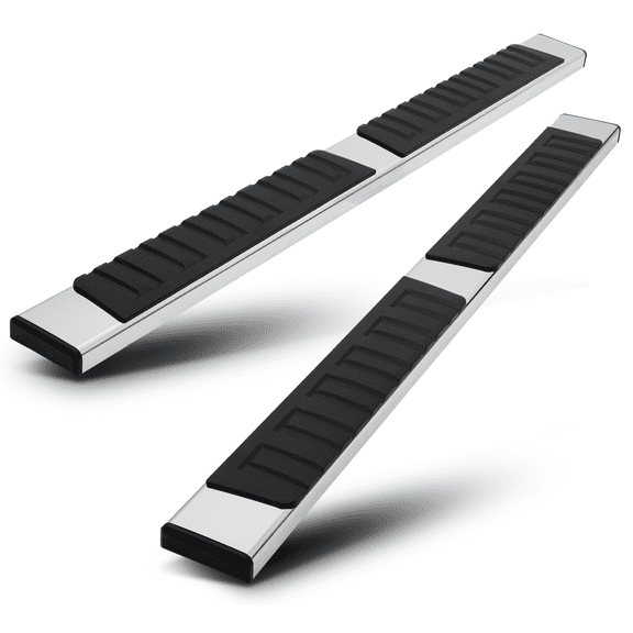 M-AUTO For 2015-2022 Chevrolet Colorado/GMC Canyon Crew Cab Replacement Race Racing Fit Original Nerf Mount Tube Set Chrome Side Steps Nerf Bars Running Boards