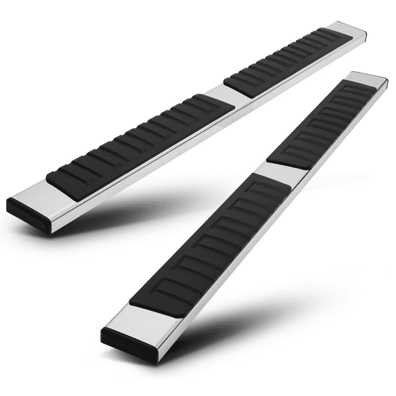 M-AUTO For 2015-2022 Chevrolet Colorado/GMC Canyon Extended Cab Replacement Race Racing Fit Original Nerf Mount Tube Set Chrome Side Step Nerf Bars Running Boards