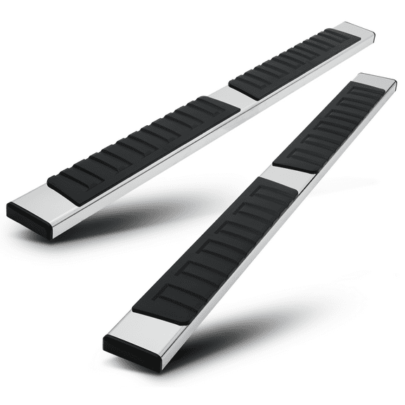 M-AUTO For 2019-2022 RAM 1500 Crew Cab Chrome 6" Side Step Nerf Side Bars Running Boards Factory Style & New Body Style