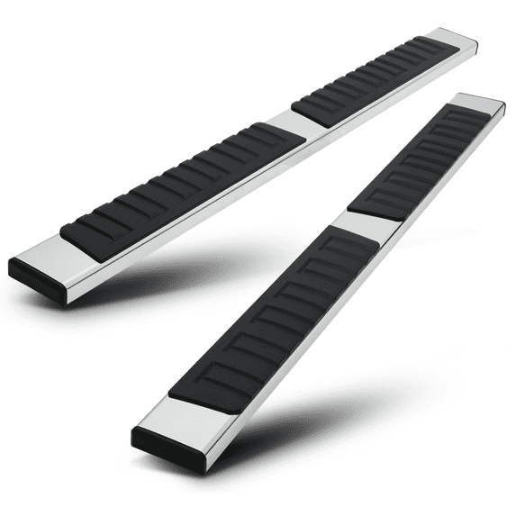 M-AUTO For 2019-2022 RAM 1500 Quad Cab Chrome 6" Side Step Nerf Side Bars Running Boards Factory Style & New Body Style