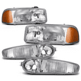 thumbnail image 1 of M-AUTO Headlights Assembly for 2001-2007 GMC Sierra, 01-06 GMC Yukon Denali, Yukon XL 1500 Denali Pickup, 1 of 9