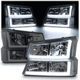 thumbnail image 1 of M-AUTO LED L Tube Headlights Assembly for 03-04 Silverado 2500 / 03-06 Avalanche 1500, 2500 / 03-06 Silverado 1500, 1500HD, 2500HD, 3500, Headlamps Driver+ Passenger, 1 of 12