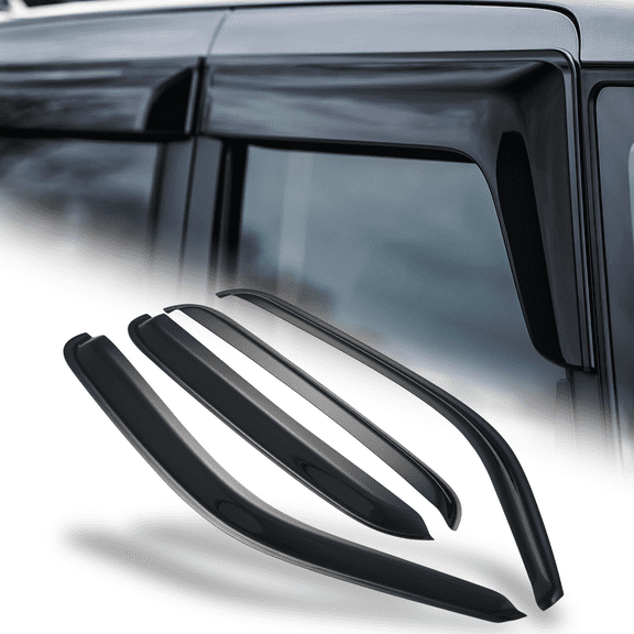 M-AUTO Set of 4 Tape-On Window Visor Shade Vent Wind Deflector for 00-06 Chevy Tahoe / 00-06 Gmc Yukon