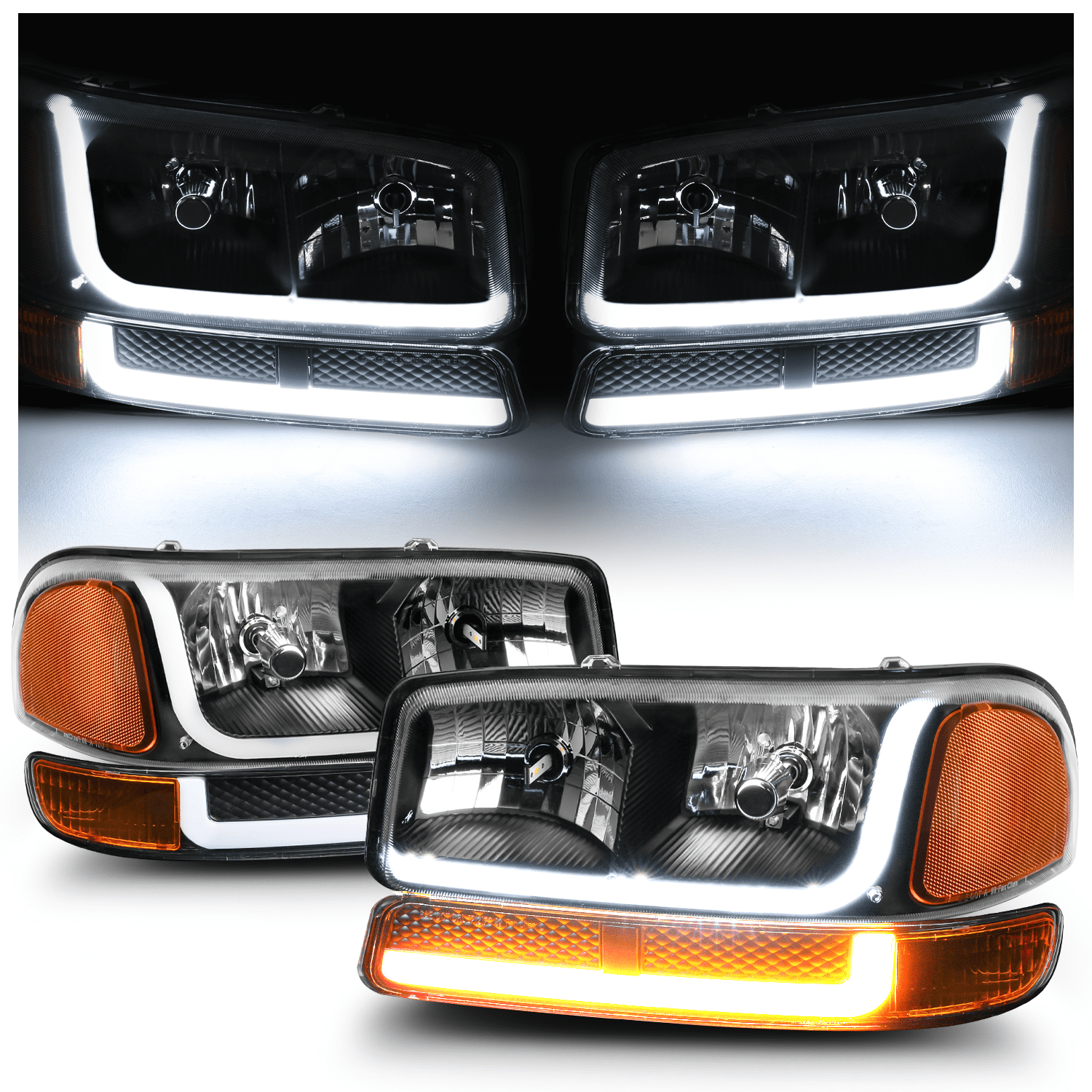 2004 gmc sierra 1500 headlights deals