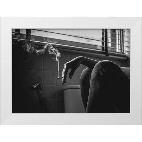 M, Adirek 14x11 White Modern Wood Framed Museum Art Print Titled - No.87