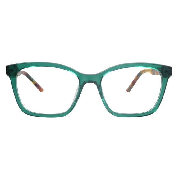 M America's Essex Women's Rx'able Eyeglasses, 54-17-140, Crystal Green Tortoise, Square Plastic Frame