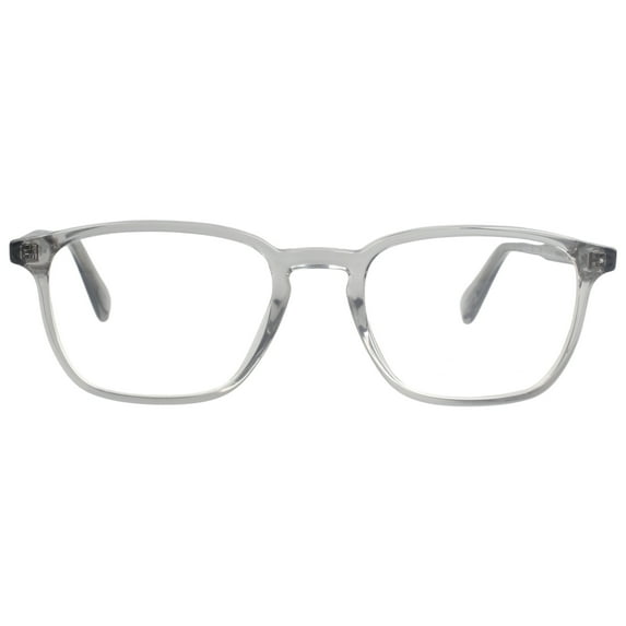 Mens M America Hancock Rx'able Eyeglasses, Square, Plastic, Light Grey Crystal, 1 Pair