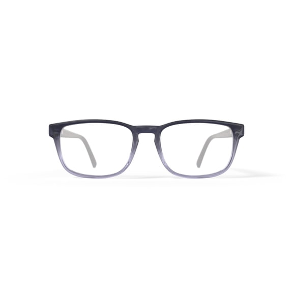 M America Men's Bryant Rectangular Prescription Eyeglasses with Case, Gray