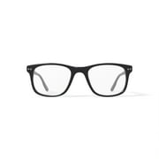 M America Mens MU111 Square Prescription Eyeglasses with Case, Black