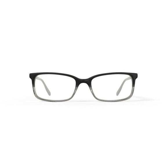 M America Men's MU108F Rectangular Prescription Eyeglasses with Case, Black Gradient