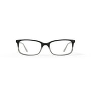 M America Mens MU108F Rectangular Prescription Eyeglasses with Case, Black Gradient